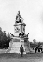 Man Standing in Front of Lincoln Statue, Philadelphia, PA by FREE LIBRARY OF PHI - £17.29 GBP+