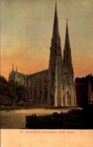 Vintage POSTCARD- St. Patrick&#39;s Cathedral, New York CITY-UNDIVIDED Back BK46 - £0.97 GBP