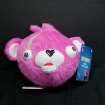 Fortnite Cuddle Team Leader Plush Stuffed Animal Pink Bear Head Russ Epi... - £12.65 GBP