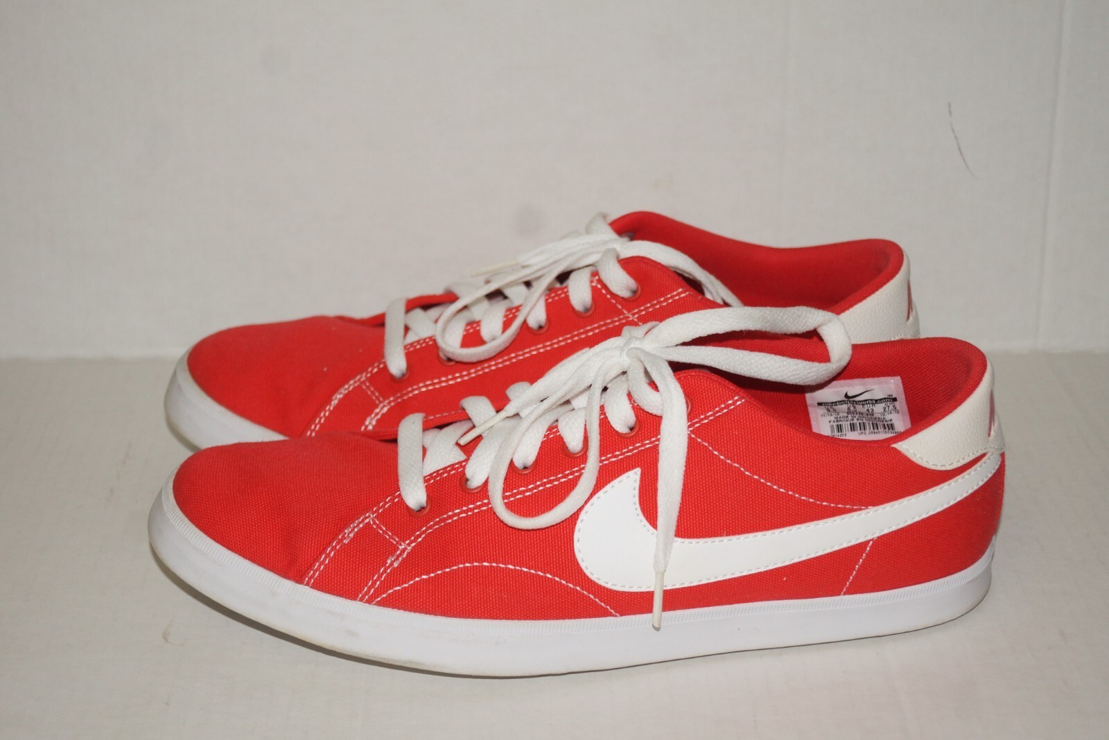 Nike Eastham TXT Mens Low Top Sneakers Red Size Men's 9.5 US Fabric Shoes Item image 5