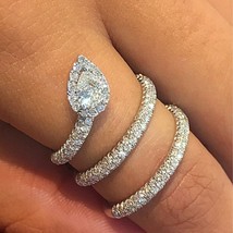 2021 NEW Design long snake Ring with Full Micro Paved zircon Ring Fashion Women  - £13.87 GBP