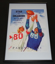 1954 Colorado vs Utah Football Framed 10x14 Poster Official Repro - £39.41 GBP