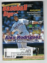 Mar 2002 Baseball Digest Magazine Alex Rodriguez Rangers - £7.76 GBP