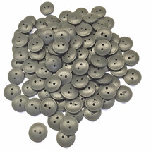 Italian Style Grey Wood Shirt Buttons, 24 Line - 1.5 cm - Pack of 100 - £7.47 GBP