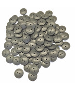 Italian Style Grey Wood Shirt Buttons, 24 Line - 1.5 cm - Pack of 100 - $9.99