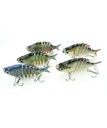 Realistic Swimming Fishing Lure Swim bait Multi Jointed Crank 6 Segments... - $411.65 MXN