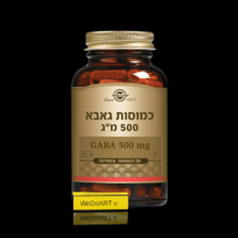 Solgar - Gaba 500 mg 50 herbal capsules - $49.90