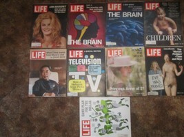 Lot Of 9 Magazines Life 1971 Ann-Margret Nixon China The Brain [Z131c] - £26.26 GBP