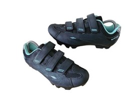 Tommaso W. Terra 100 Black Teal Bike Road Cycling Spin Shoes US 10 EUR 41 - £13.58 GBP