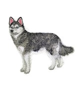 Amazing Custom Dog Portraits [Alaskan Klee Kai] Embroidery IronOn/Sew Pa... - £10.12 GBP