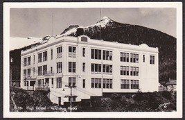 Ketchikan, Alaska RPPC High School - Schallerer Postcard Photo #S-351 - £12.48 GBP