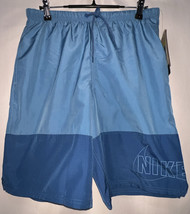 Nike Swim Men&#39;s 9&quot; Swim Trunks Shorts Blue Size Small NEW! - £31.72 GBP