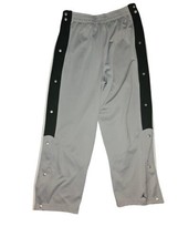 Nike Air Jordan Snap Breakaway Athletic Basketball Pants Gray &amp; Black Sz XL  - £30.02 GBP