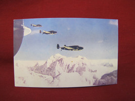 Vintage 224-Air View of Mt. McKinley Plane Postcard #97 - £15.63 GBP