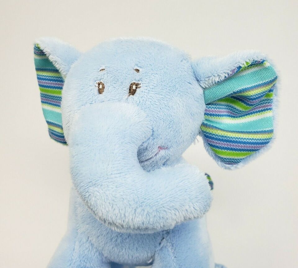 BABIES R US BLUE ROCKING HORSE CHIME RATTLE 2012 STUFFED ANIMAL PLUSH TOY LOVEY Item image 3