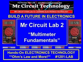 Electronic Learning Kit Mr Circuit Lab 2  Multimeter with simple circuits - $49.95