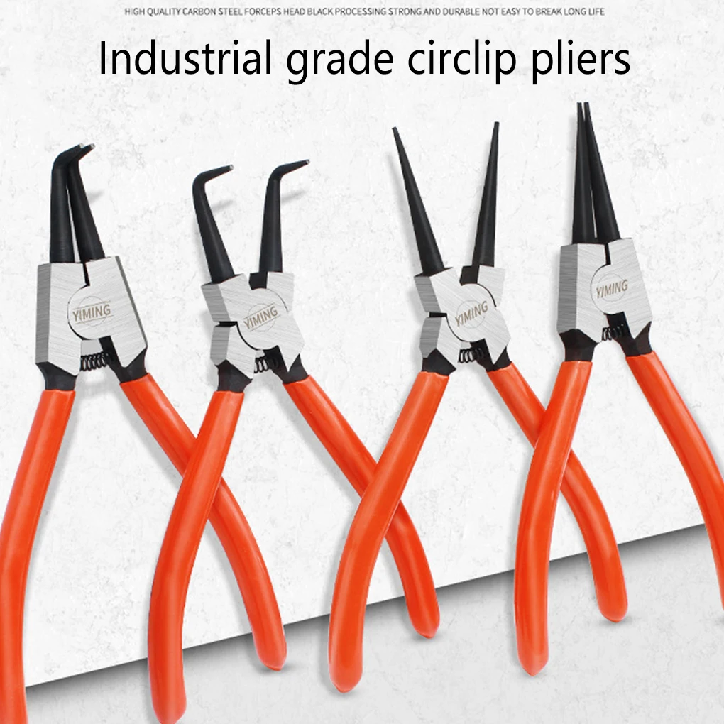 Portable 7&quot; Internal External Pliers Retaining Clips Multifunctional Snap Ring - £14.14 GBP+