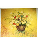 Barbara Lainere Flower Basket Signed Artist Proof Original Lithograph Pr... - £36.05 GBP