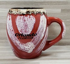 Orlando Florida Souvenir 10 oz. Coffee Mug Cup Pecan Brown White - £11.23 GBP