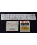 Antique Vintage 1960&#39;s Bally Beauty Beach Bingo Pinball Score Cards  - $26.97 CAD