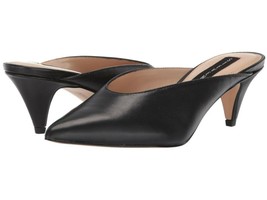 Steven by Steve Madden Elora Leather Kitten Heel Mules, Multiple Sizes Black ELO - £81.15 GBP