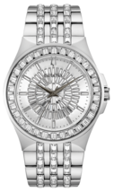 Bulova Crystal Baguette Phantom Silver Tone Mens Watch 96A236 - £421.03 GBP