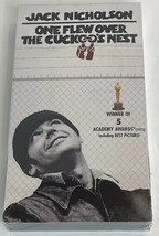 One Flew Over The Cuckoo&#39;s Nest New Sealed Vhs 1975 Jack Nicholson - £4.09 GBP