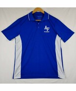 USAF Air Force Academy Polo Shirt Mens Blue MVP Short Sleeve Golf XS - $380.11 MXN