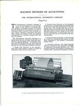 IBM 921 International Automatic Carriage Manual 1938 International Busin... - £77.82 GBP