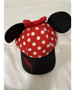 Disneyland Parks Minnie Mouse Hat Youth Ears Bow Polka Dot Snapback - €8,56 EUR