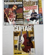 LOT of 3 GUITAR Magazines One Buyer School Of Rock 2006 2007 Jimi Hendrix - £11.19 GBP