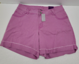 Lane Bryant Purple Denim Cuff Shorts Women Plus Size 16 - New NWT - £12.40 GBP