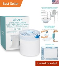 Super Absorbent Portable Toilet Commode Liners - Fits Standard/Bariatric... - $62.00