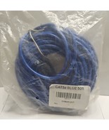 CAT5e Ethernet Cable Cord Blue 50 Feet Long - £6.83 GBP