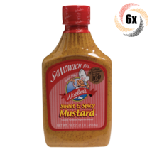 6x Bottles Woeber&#39;s Sweet &amp; Spicy Gourmet Blend Mustard | Sandwich Pal |... - $40.66