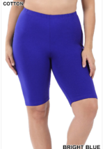  Zenana Outfitters Premium 1X Stretch Cotton Spandex  Bermuda Shorts Bri... - $10.88