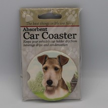 Super Absorbent Car Coaster - Dog - Wire Fox Terrier - £4.34 GBP