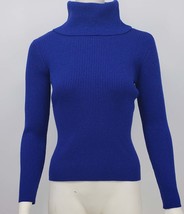 Outfit petite small metallic blue sweater - $11.88