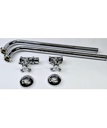 Signature Hardware NB-116C-U Freestanding Tub Supply Lines with Shutoff ... - €90,13 EUR