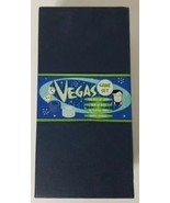 Vegas Game Set 2 Decks Playing Cards Dice 50 Chips Games Manual Complete  - £18.71 GBP