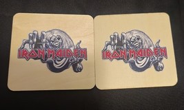 Iron Maiden Eddie Wood Coaster 4x4 - £8.01 GBP