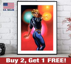 Xmen Dazzler Poster 18&quot; x 24&quot; Print Wall Art Marvel X-Men Retro 90s - $13.48