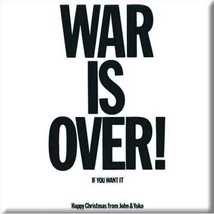 Beatles / John Lennon War Is Over Fridge Magnet Official Merchandise Sealed - £4.88 GBP