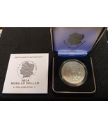 2024 P Morgan Silver Dollar New .999 US Mint Gem BU w/Box &amp; COA - In Stock! - $127.35