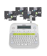 Brother P-touch, PTD210, Easy-to-Use Monochrome Label Maker Bundle (4 la... - £80.22 GBP
