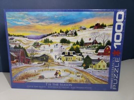 Tis The Season 1000 Piece Jigsaw Puzzle by Patricia Bourque (Eurographic... - £9.34 GBP