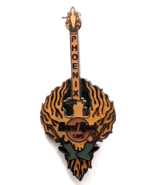 Hard Rock Cafe Phoenix Guitar Pin Fire Bird Flame Design Rock Music Them... - $14.99