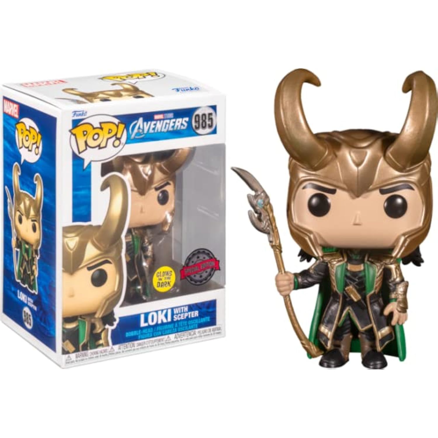 Primary image for Funko Loki with Scepter (Glow in The Dark) (Special Edition Exclusive)