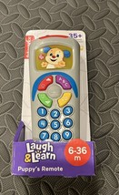 Fisher Price Laugh and Learn Puppy&#39;s Remote Baby Toy 35+ Songs &amp; Sounds 6-36 M - £10.83 GBP