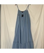 Ashley Stewart Aruba Chambray Maxi Dress Size 18/20 NWT - $753.96 MXN